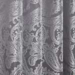 Duchess Lined Pencil Pleat Curtains, Silver (Jacquard Design)
