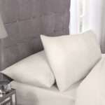 180 Thread Count Percale Pillowcase Pair, Ivory