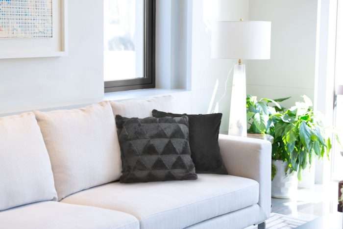 Nyla Triangle Cushion, Black (Super Soft) - Image 2