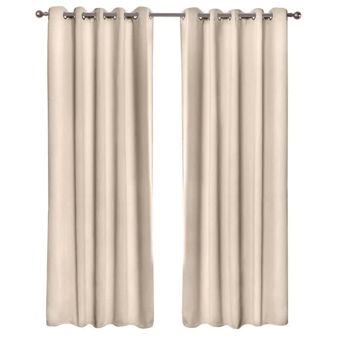Cali Eyelet Woven Curtains, Natural (Blackout & Thermal) - Image 3