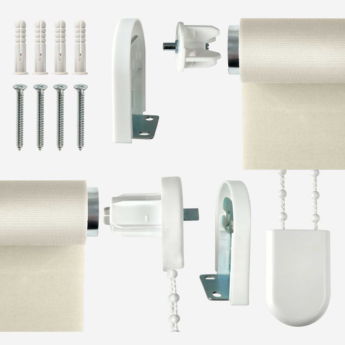 Scalloped Roller Blind, Cream - Image 4