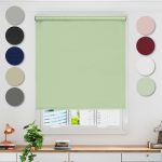 Blackout Roller Blind, Sage Green